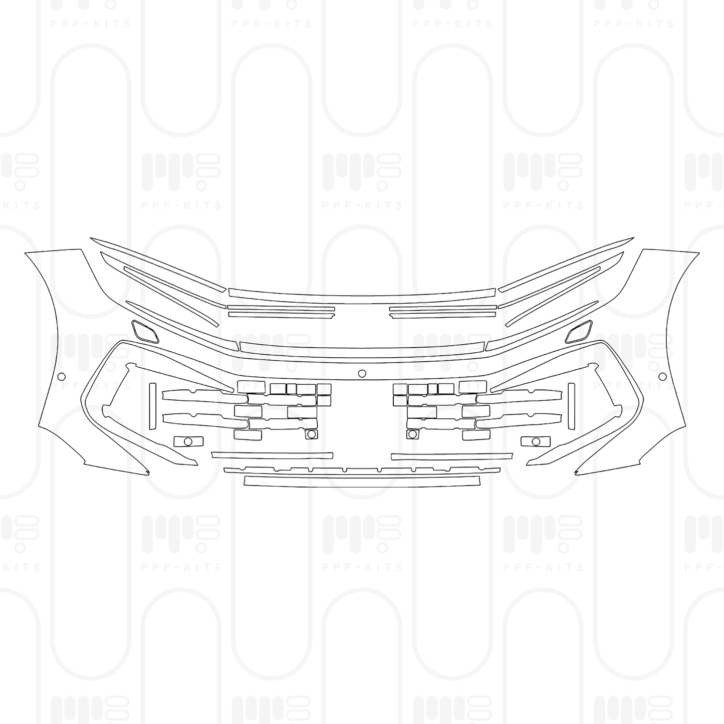 Voorgesneden PPF Volkswagen Touareg R 2025