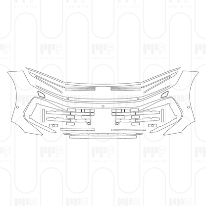 Voorgesneden PPF Volkswagen Touareg R 2025