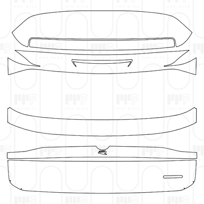 Voorgesneden PPF Volkswagen Touareg R 2025
