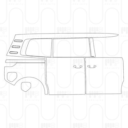 Voorgesneden PPF Volkswagen ID.BUZZ Standard Wheelbase Cargo 2025