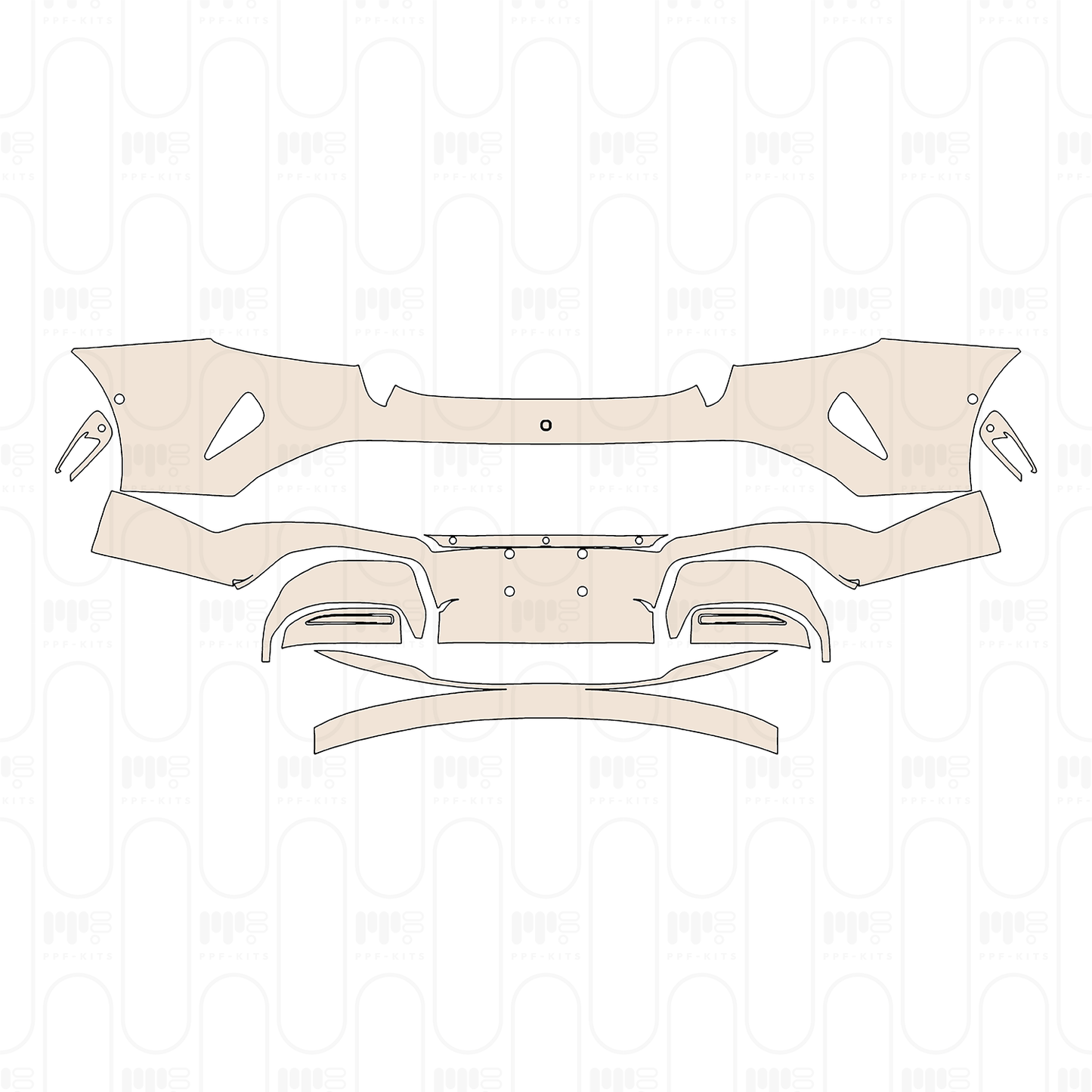 Voorgesneden PPF Xiaomi SU7 2025