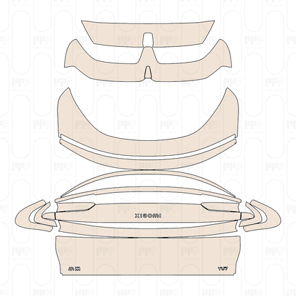 Voorgesneden PPF Xiaomi YU7 2025