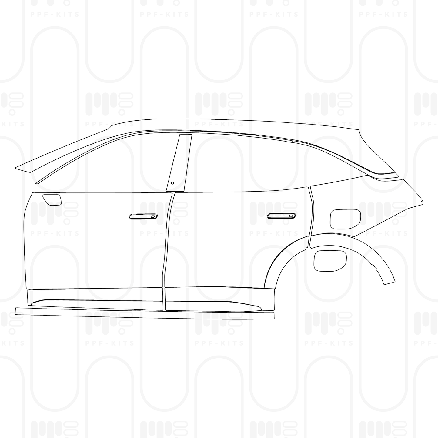 Pre-Cut PPF Zeekr 7X 2026