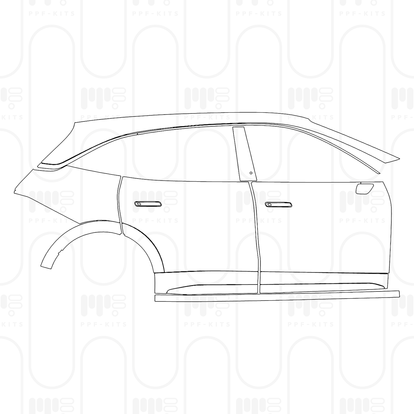 Pre-Cut PPF Zeekr 7X 2026