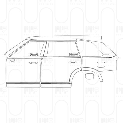 Pre-Cut PPF Zeekr 9X 2025