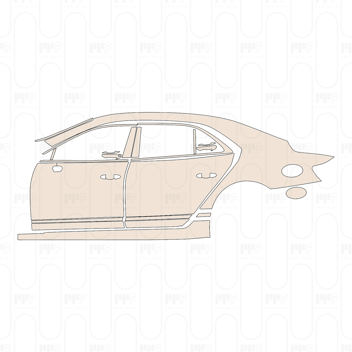 Voorgesneden PPF Bentley Flying Spur Speed 2026