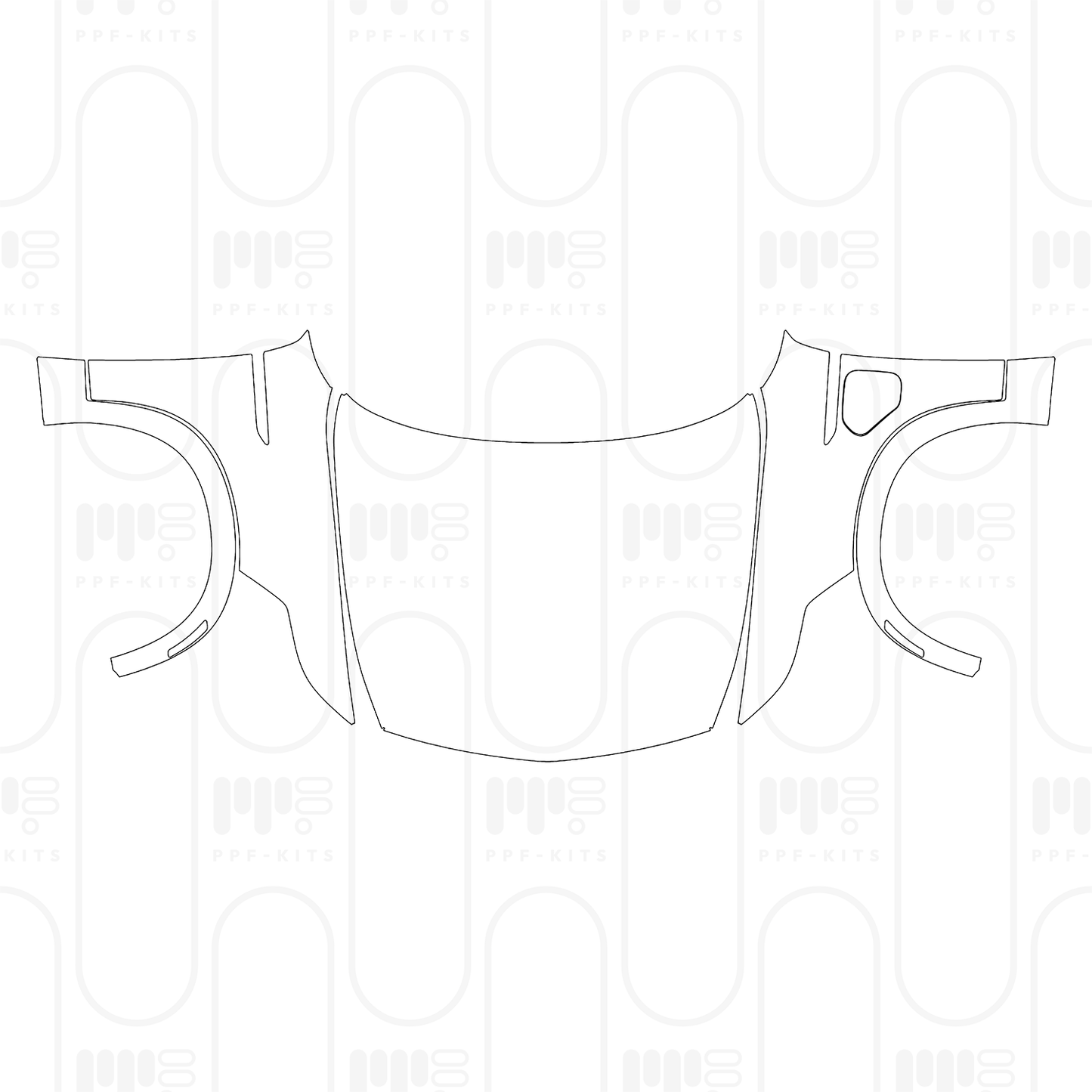 Voorgesneden PPF Cadillac Vistiq Luxury 2026