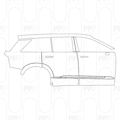 Voorgesneden PPF Cadillac Vistiq Luxury 2026