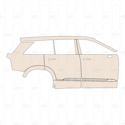 Voorgesneden PPF Cadillac Vistiq Sport 2026