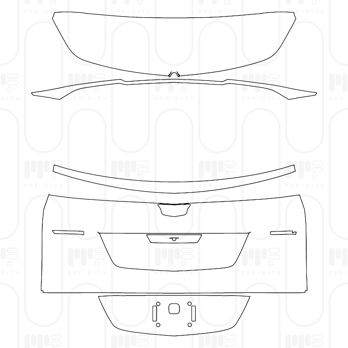 Voorgesneden PPF Cadillac Vistiq Luxury 2026