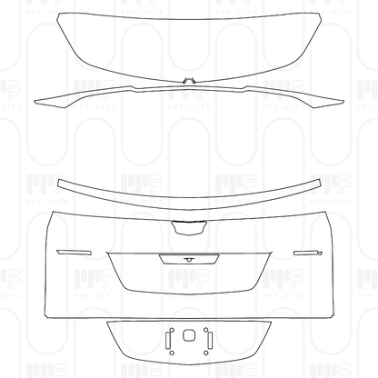 Voorgesneden PPF Cadillac Vistiq Luxury 2026