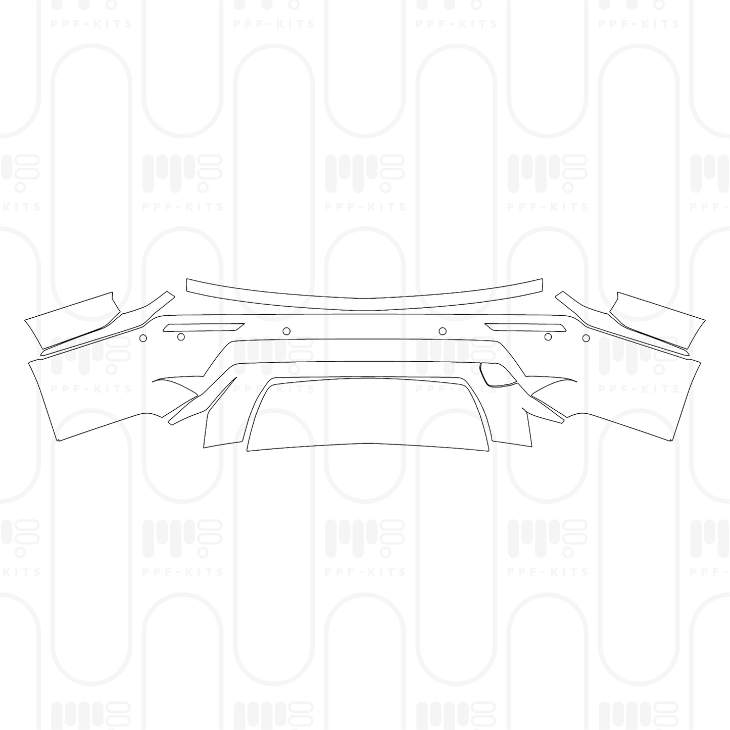 Voorgesneden PPF Cadillac Vistiq Luxury 2026