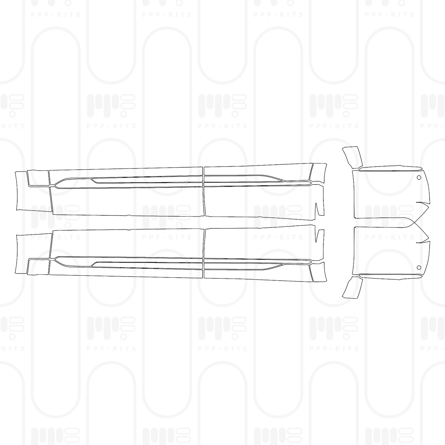Voorgesneden PPF Cadillac Vistiq Luxury 2026