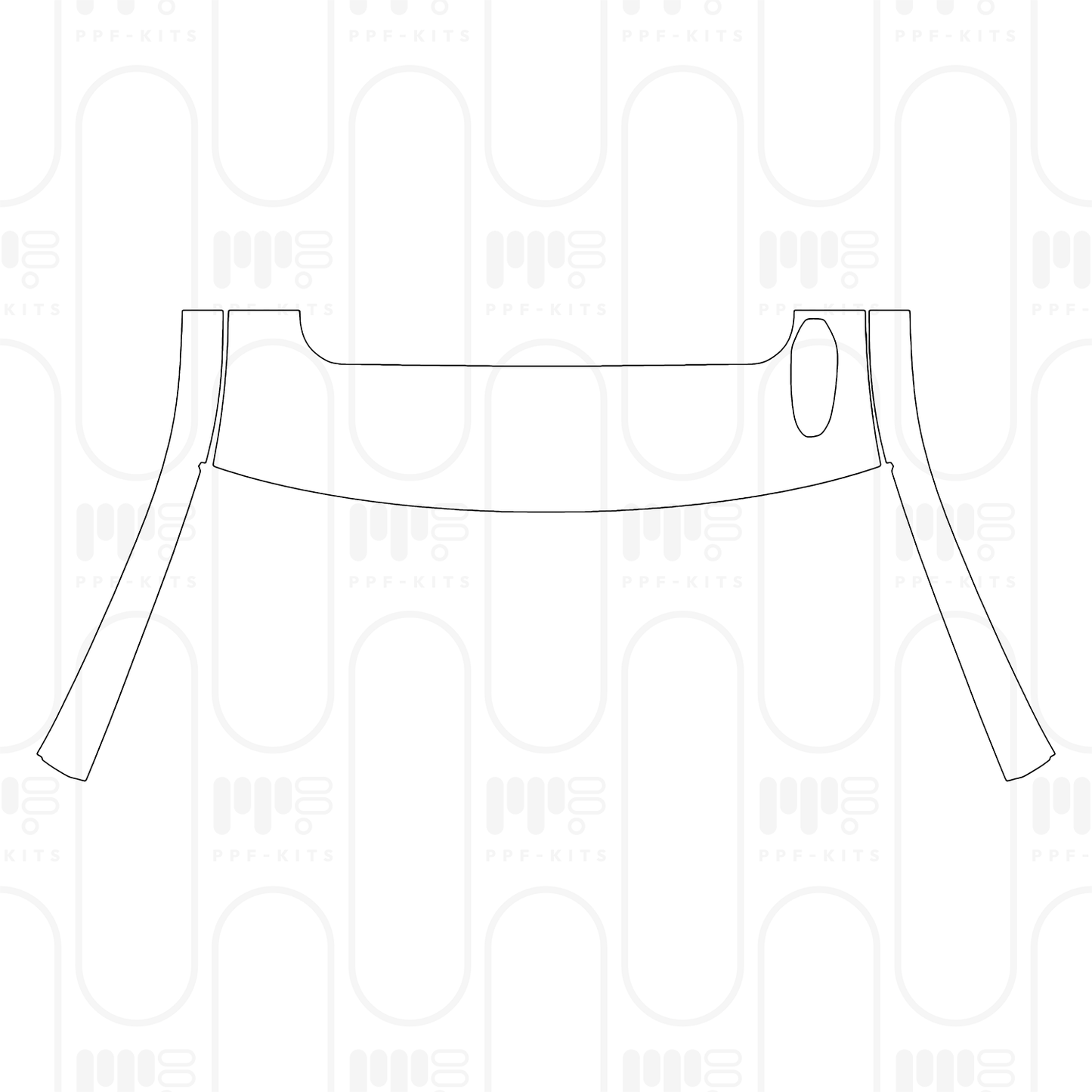 Voorgesneden PPF Cadillac Escalade Standard Wheelbase Sport 2026