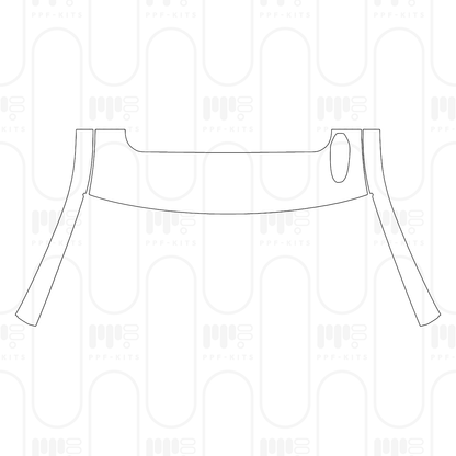 Voorgesneden PPF Cadillac Escalade Standard Wheelbase Sport 2026