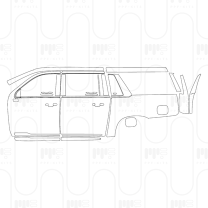 Voorgesneden PPF Cadillac Escalade ESV Sport 2026