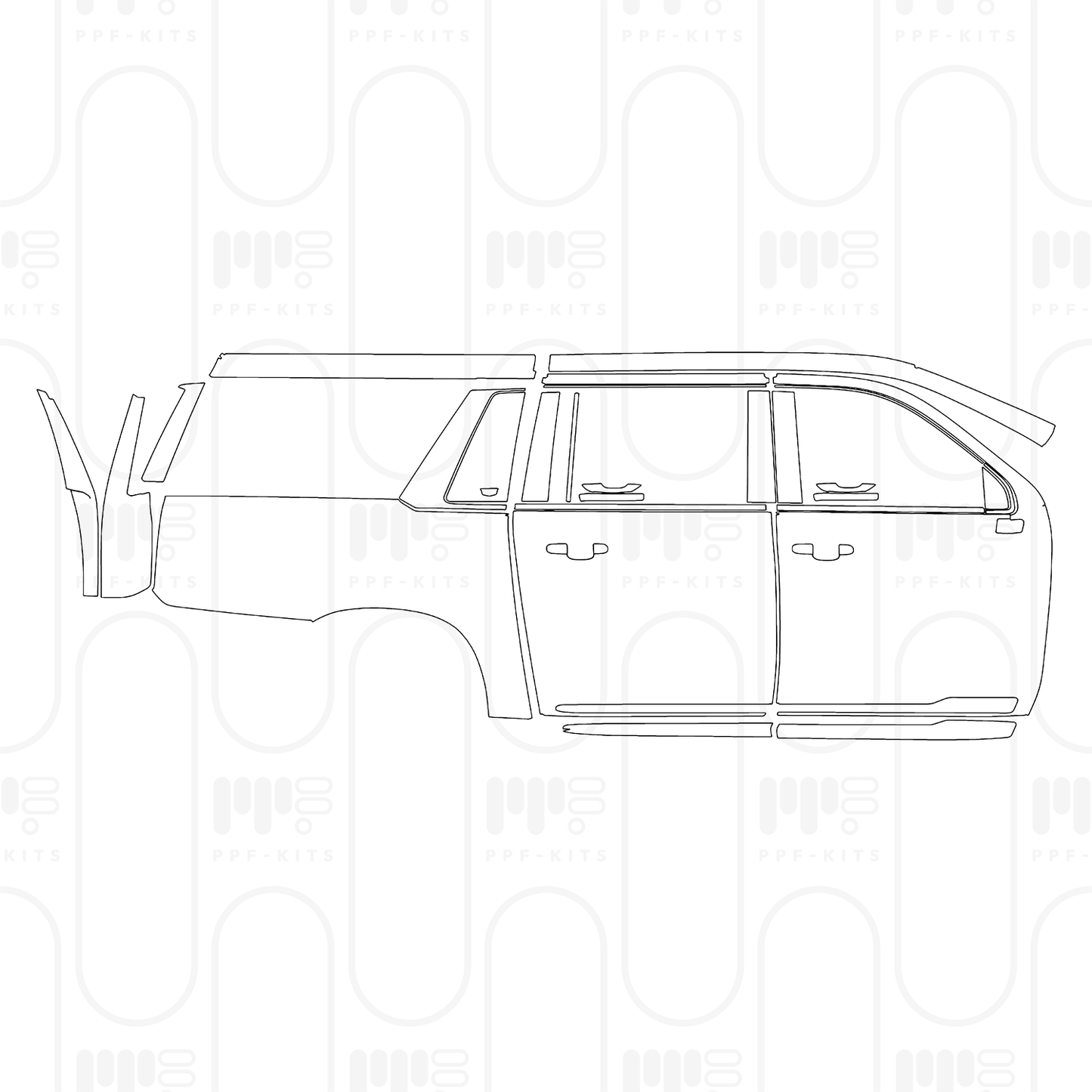 Voorgesneden PPF Cadillac Escalade ESV Sport 2026