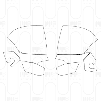 Voorgesneden PPF Cadillac Escalade Standard Wheelbase Sport 2026