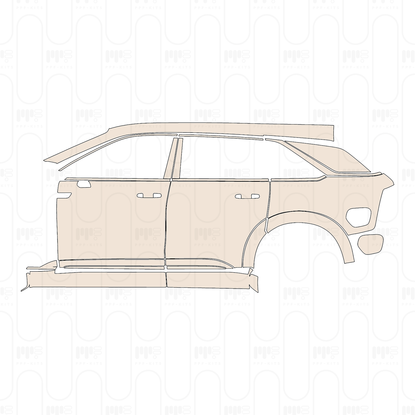 Voorgesneden PPF Cadillac Escalade IQ Sport 2026