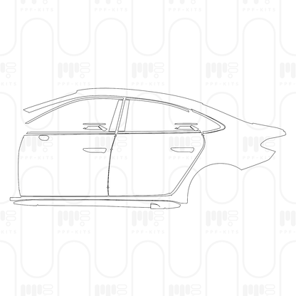 Voorgesneden PPF Audi A5 A5L Saloon Gan Kun Intelligent Driving Edition 2026