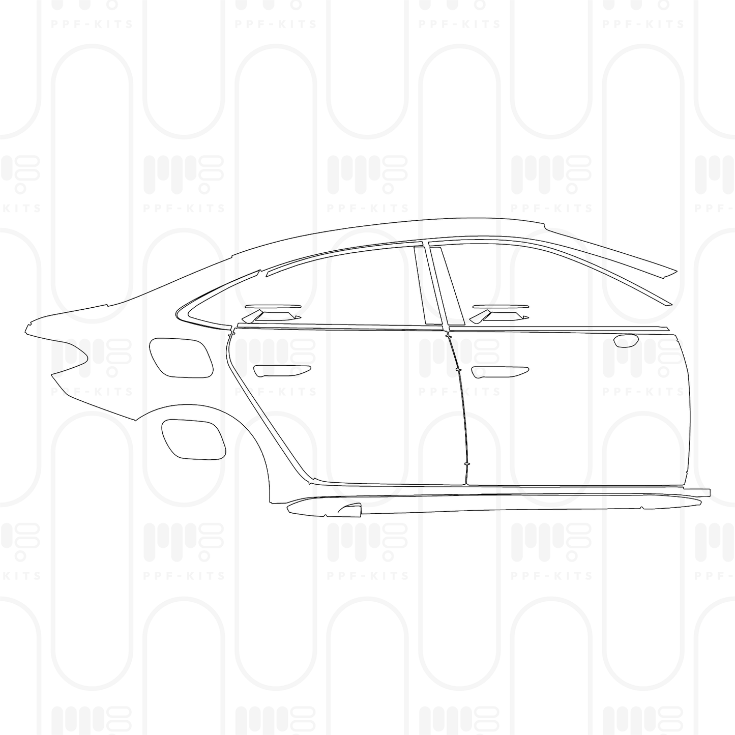 Voorgesneden PPF Audi A5 A5L Saloon Gan Kun Intelligent Driving Edition 2026