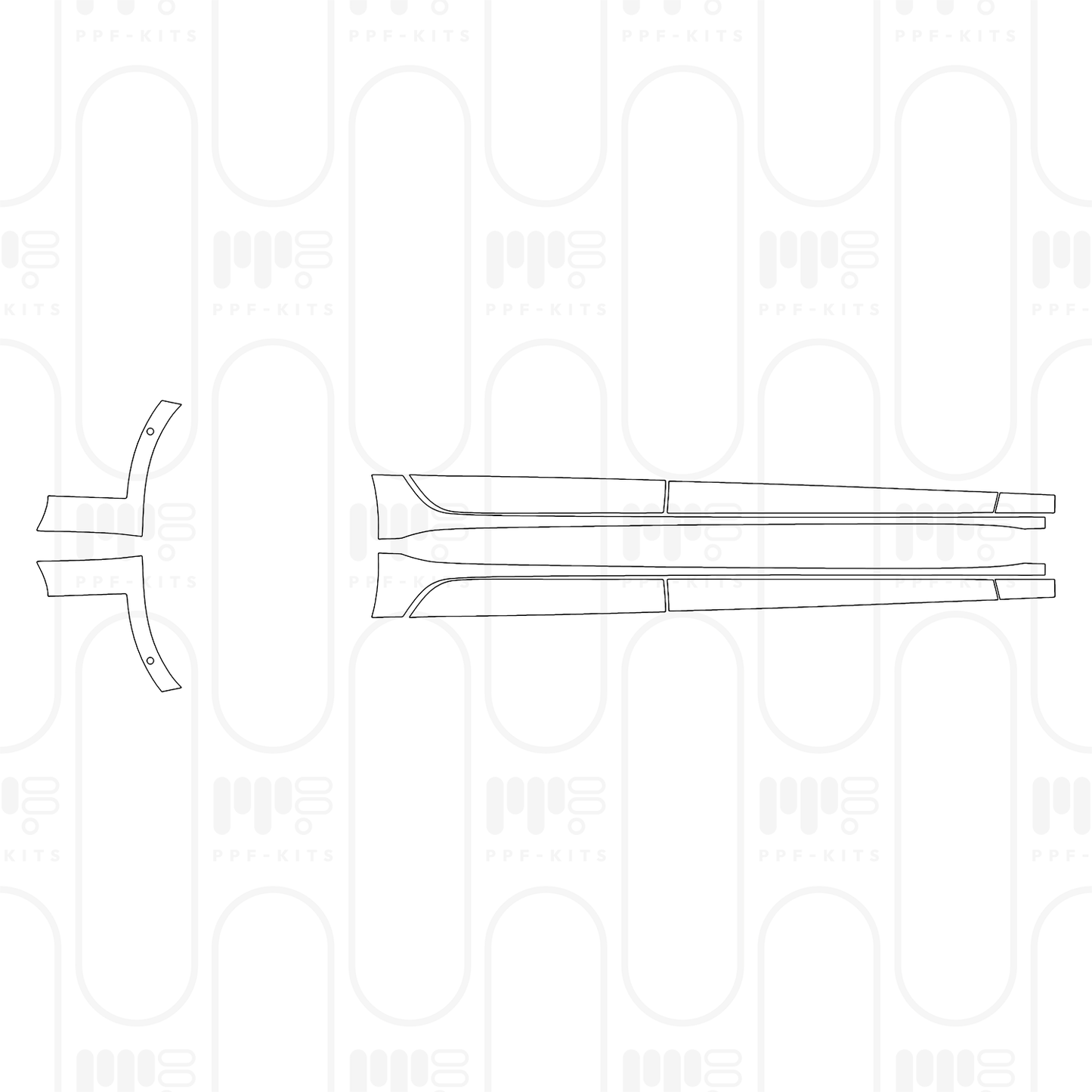 Voorgesneden PPF Audi A5 A5L Saloon Gan Kun Intelligent Driving Edition 2026