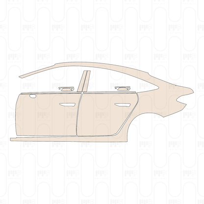 Voorgesneden PPF Audi A5 Saloon Base 2026