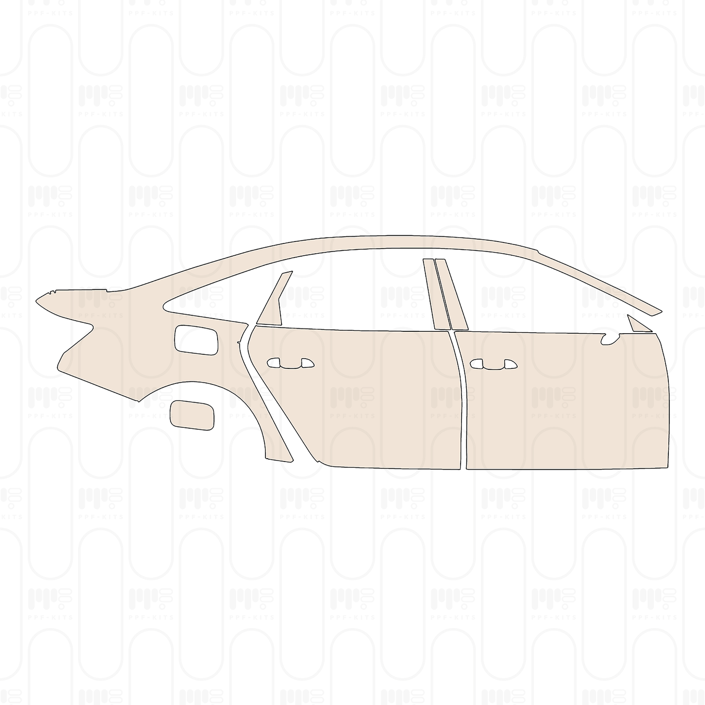 Voorgesneden PPF Audi A6 A6L S-line 2026
