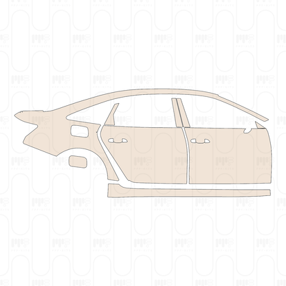 Voorgesneden PPF Audi A6 A6L Base 2026
