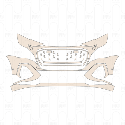 Voorgesneden PPF Audi Q8 S-line 2026