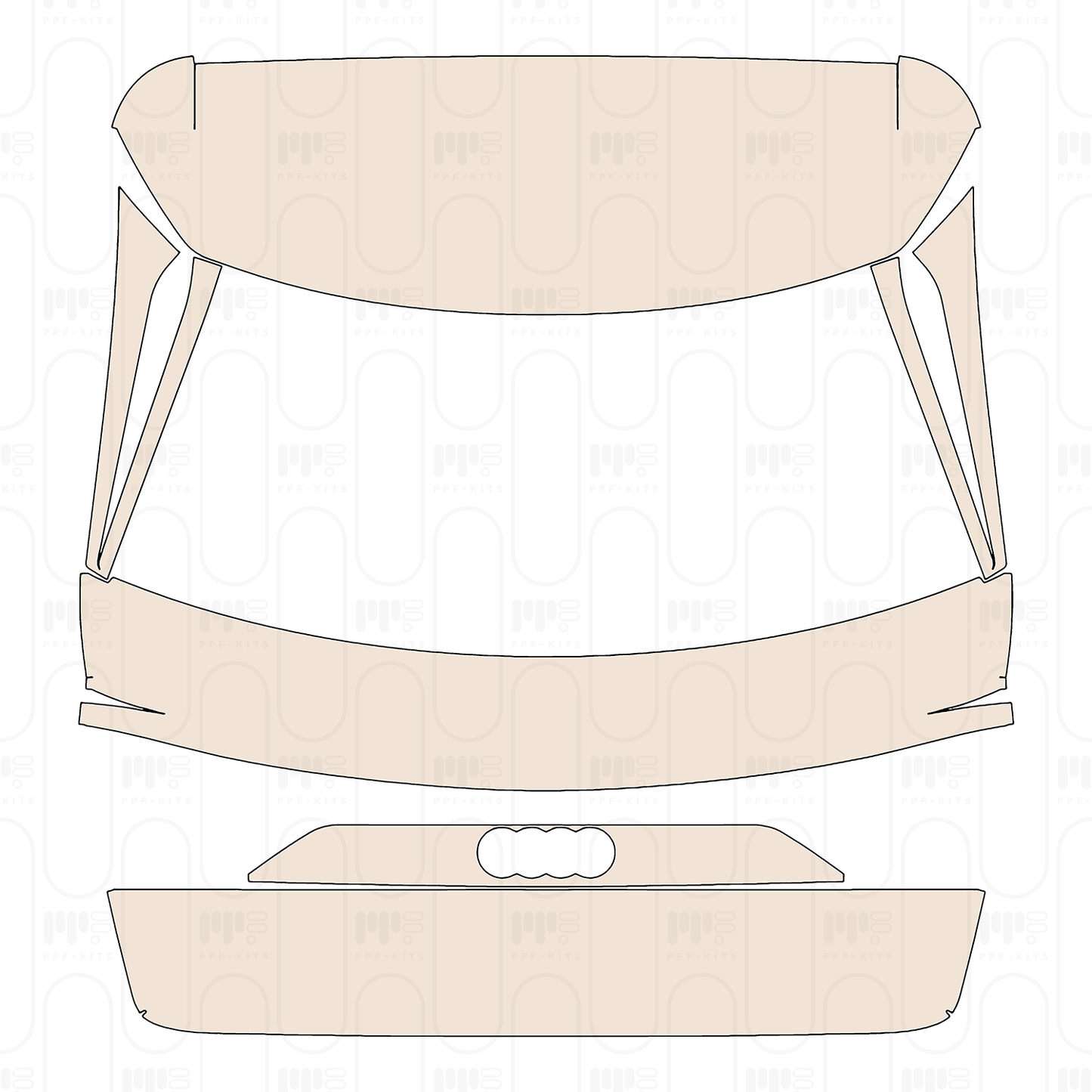 Voorgesneden PPF Audi Q8 SQ8 2026