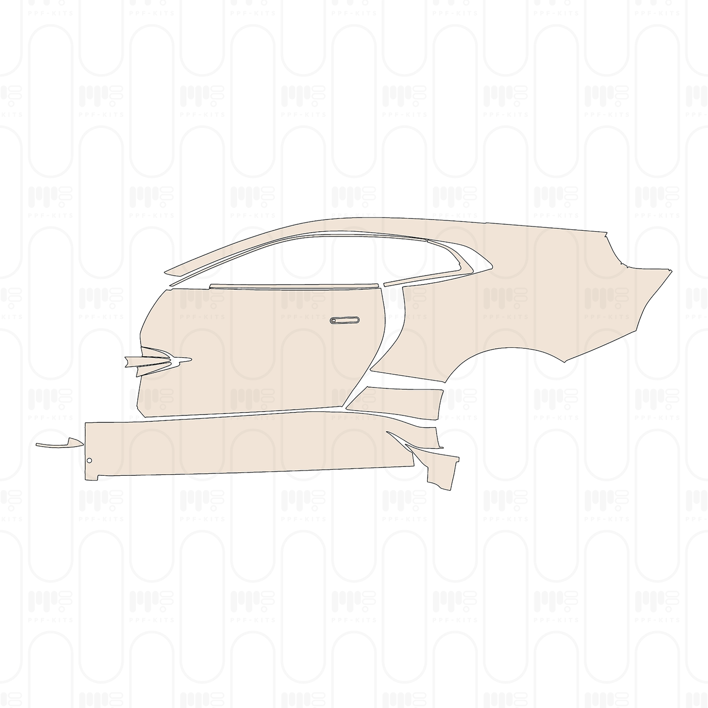 Voorgesneden PPF Aston Martin Vanquish Coupe 2026