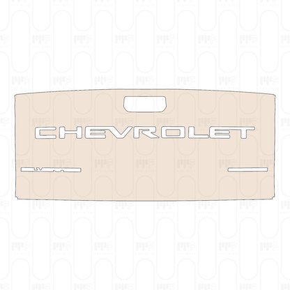 Voorgesneden PPF Chevrolet Silverado 1500 Custom Trail Boss 2026