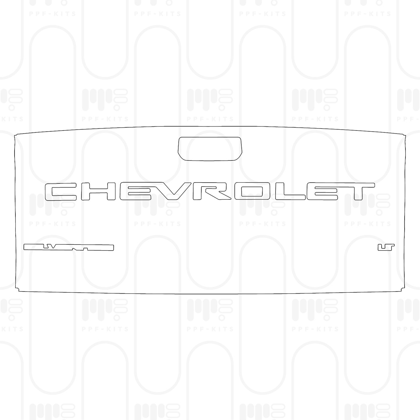 Voorgesneden PPF Chevrolet Silverado 1500 LT Trail Boss 2026