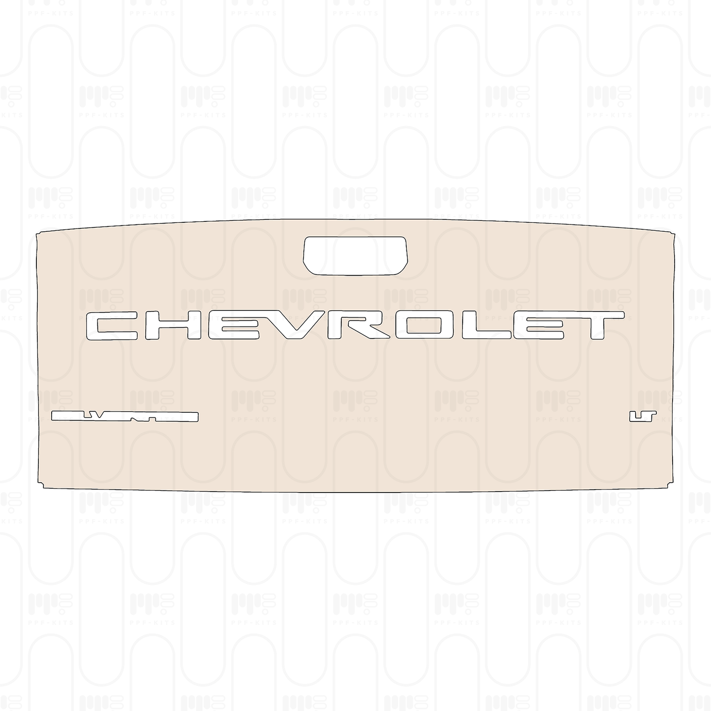 Voorgesneden PPF Chevrolet Silverado 1500 LT 2026