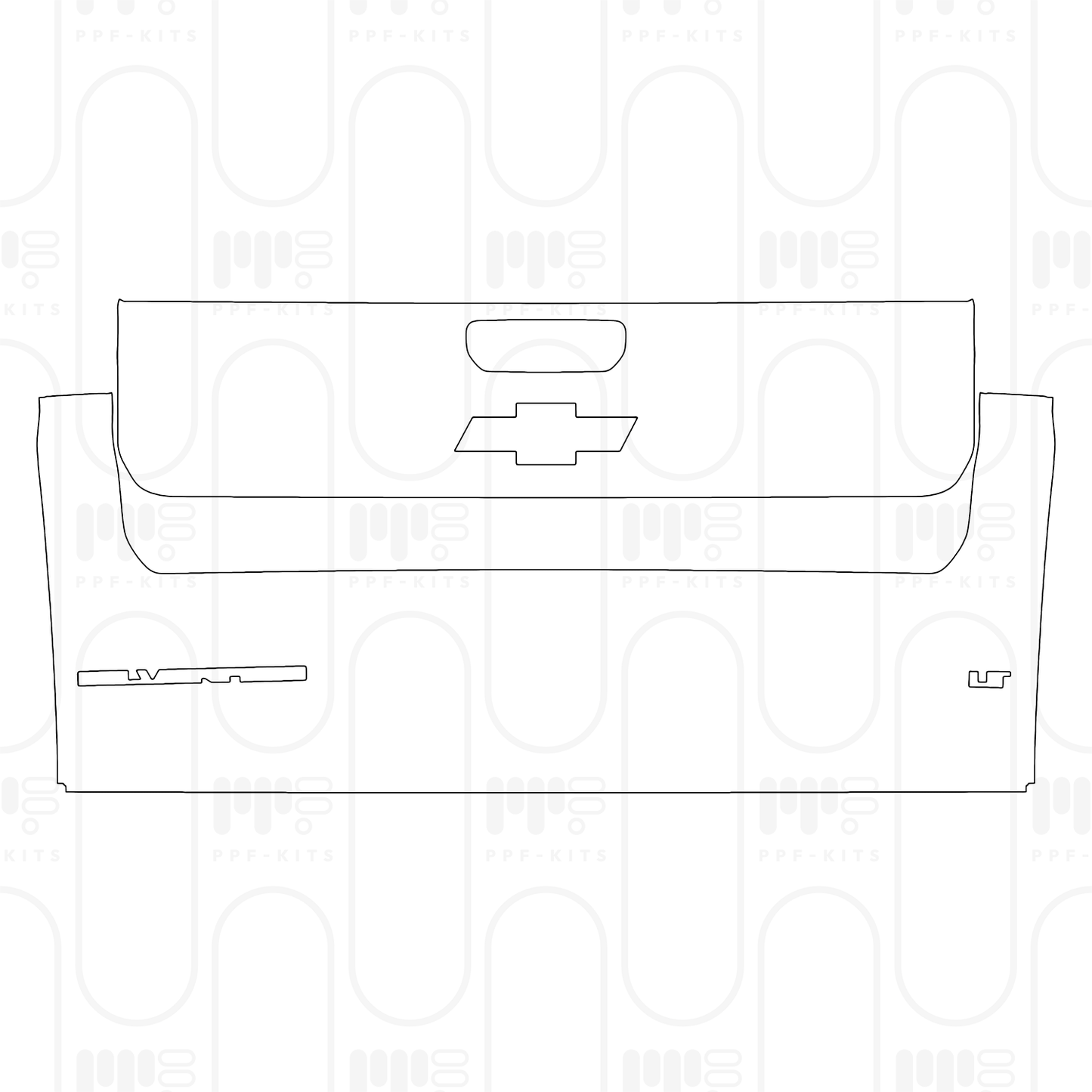 Voorgesneden PPF Chevrolet Silverado 1500 LT Trail Boss 2026