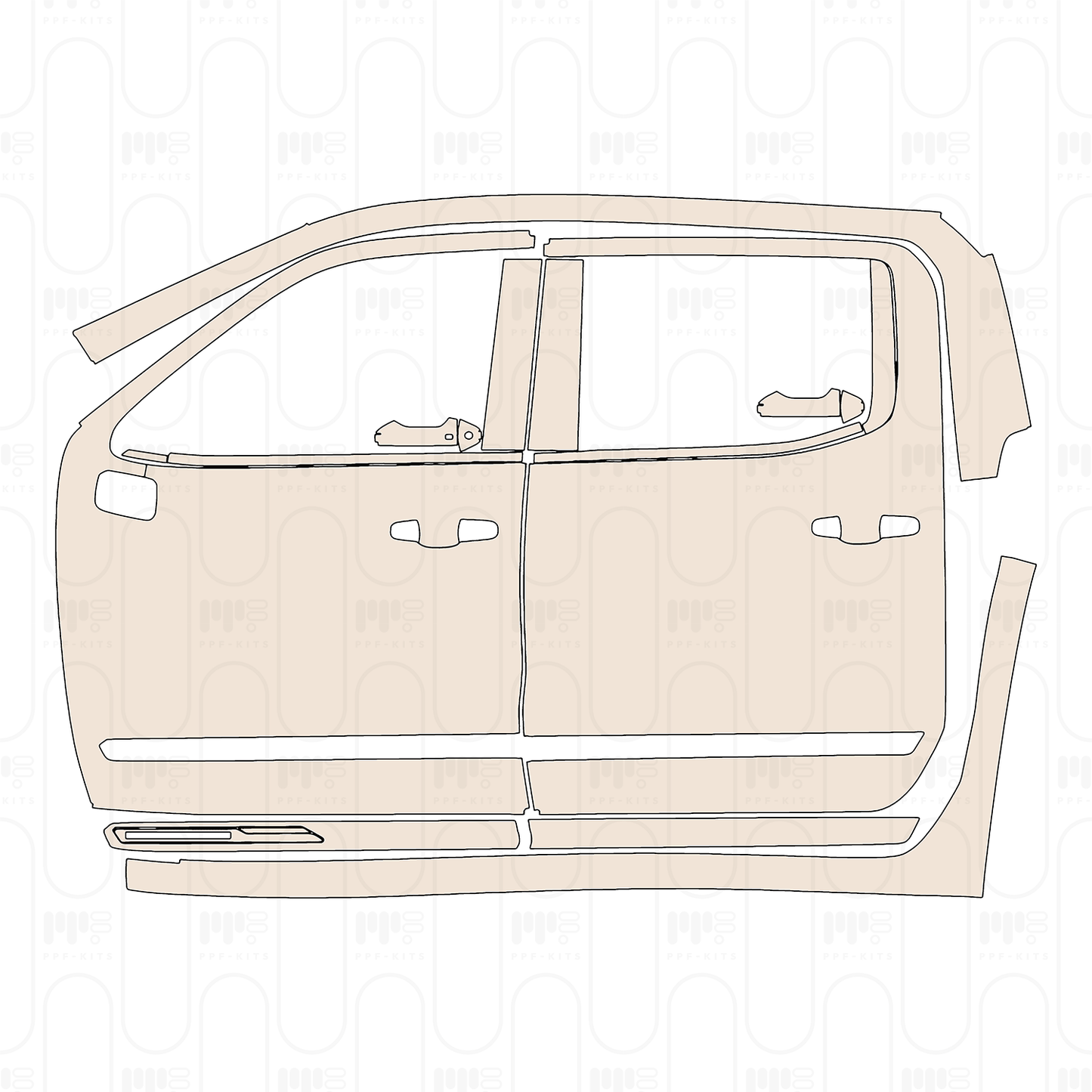 Voorgesneden PPF Chevrolet Silverado 1500 High Country 2026