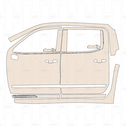Voorgesneden PPF Chevrolet Silverado 1500 High Country 2026
