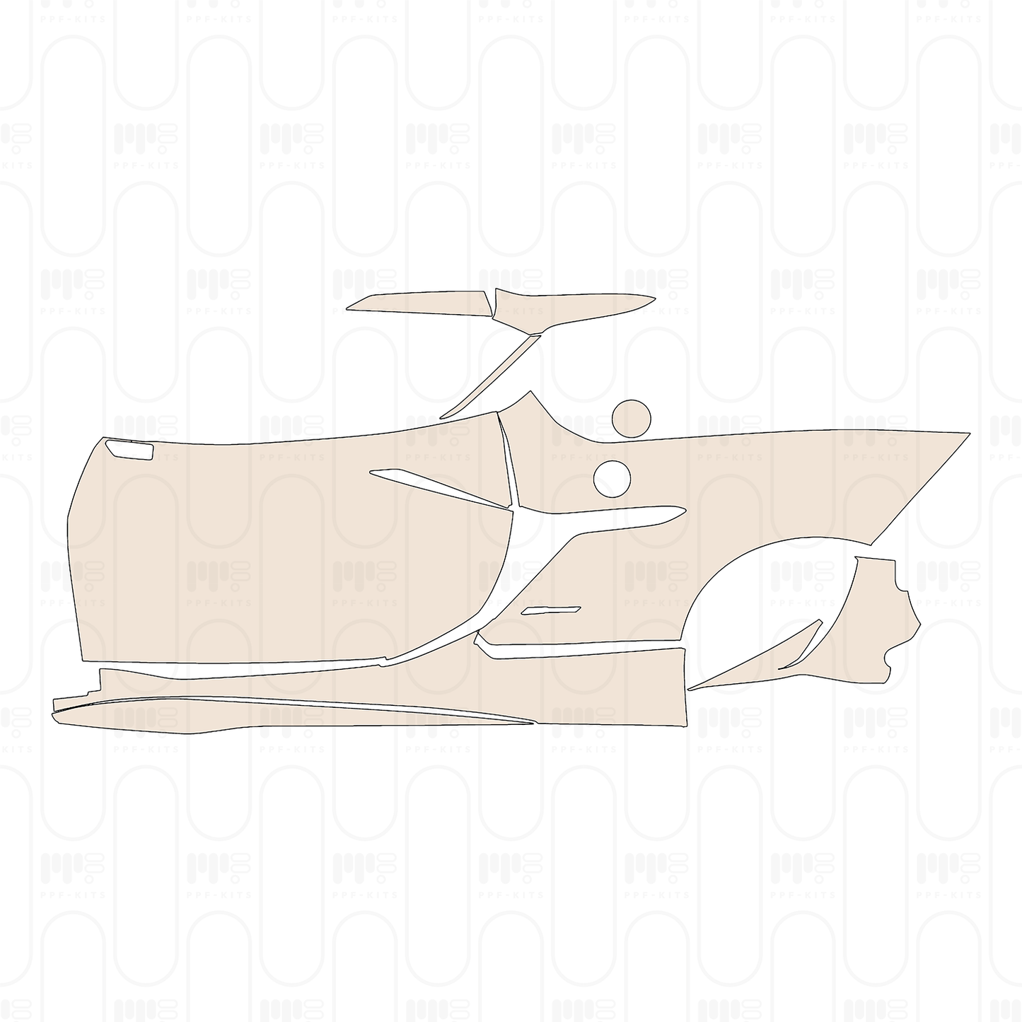 Voorgesneden PPF Chevrolet Corvette E-Ray Coupe 2026