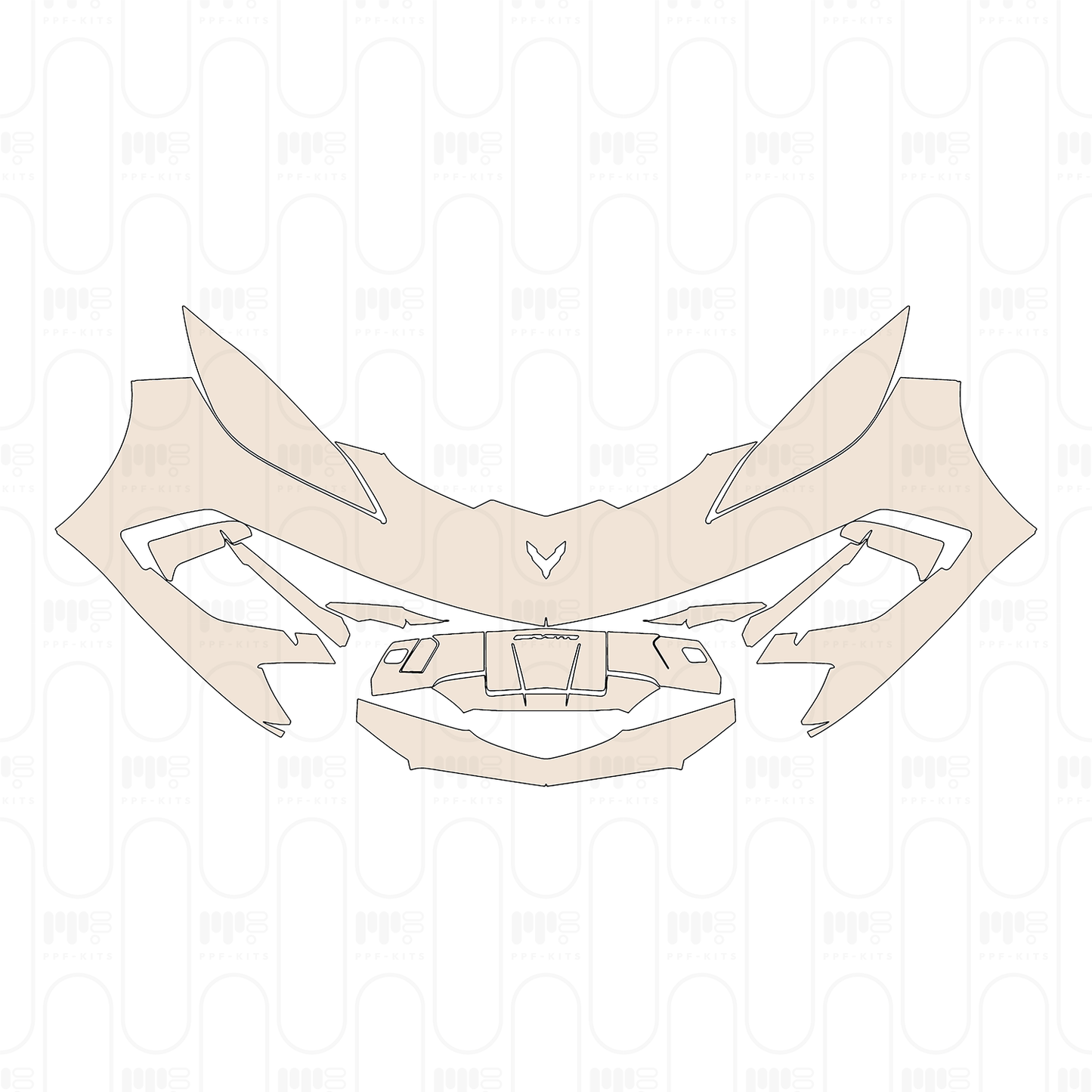 Voorgesneden PPF Chevrolet Corvette Stingray Convertible 2026