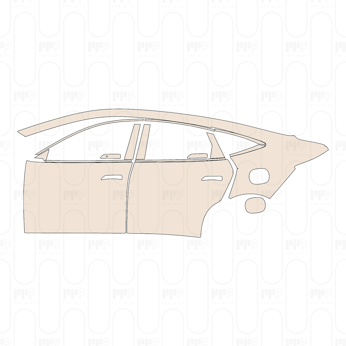 Voorgesneden PPF BYD Seal 06 DM-i Intelligent driving version 2026