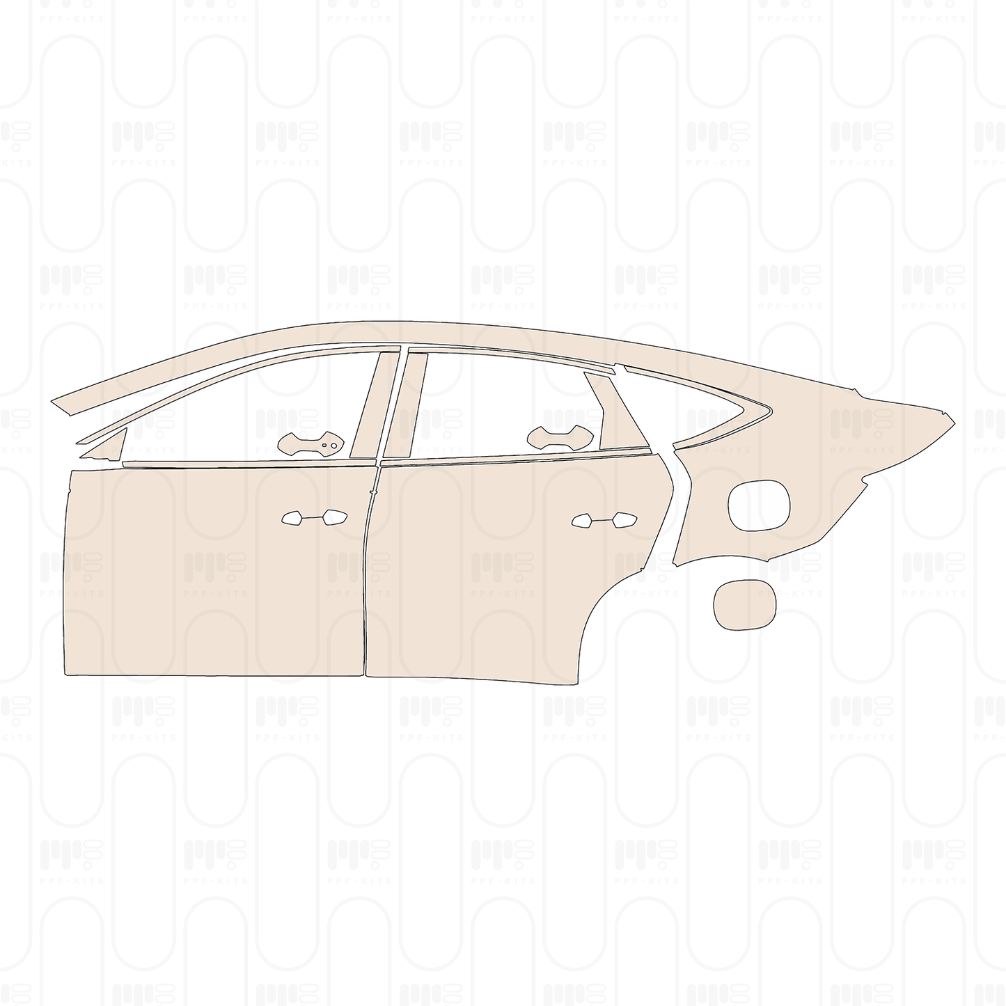 Voorgesneden PPF BYD Qin L DM-i Intelligent driving version 2026