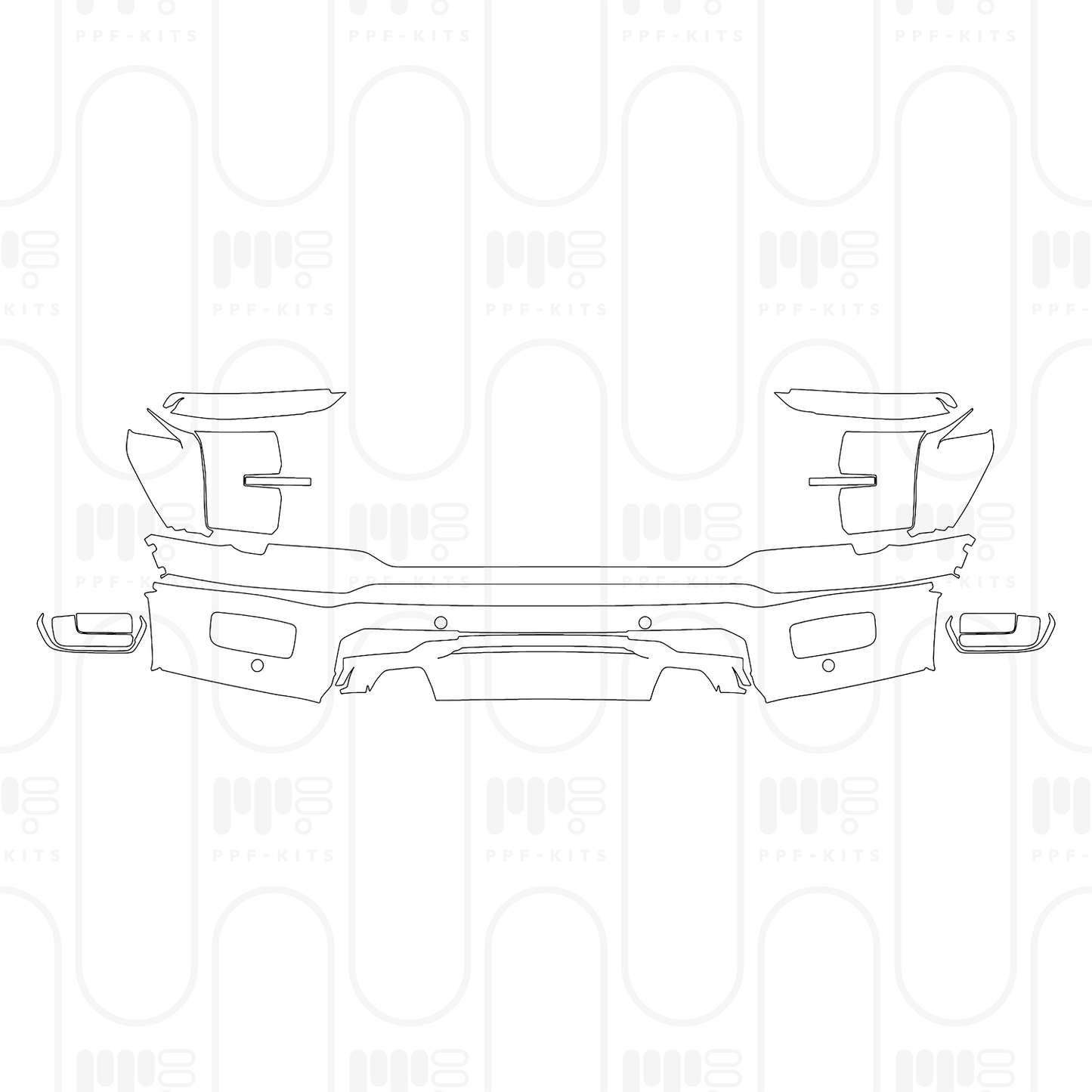 Voorgesneden PPF Ford F-150 SuperCrew Lariat 2026