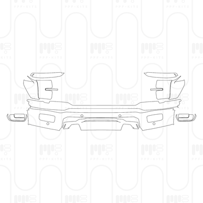 Voorgesneden PPF Ford F-150 SuperCrew Lariat 2026