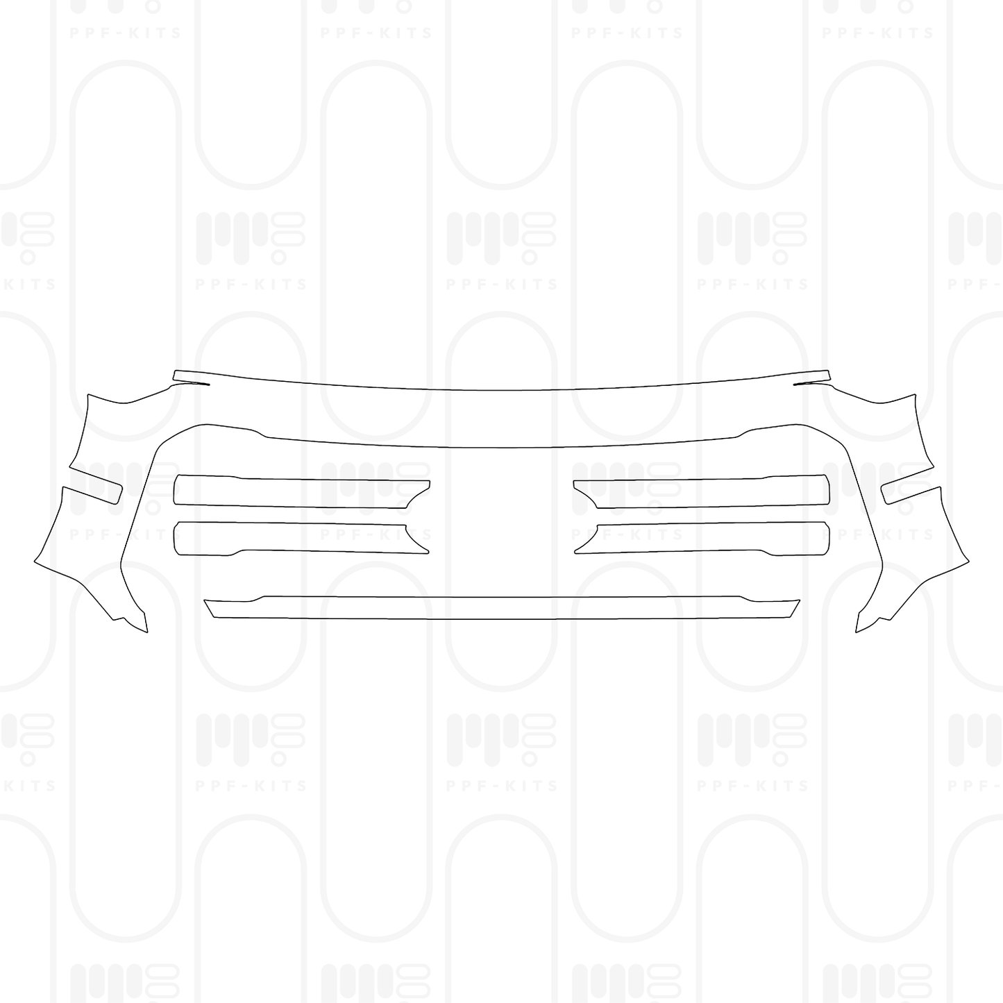 Voorgesneden PPF Ford F-150 SuperCrew Lariat 2026