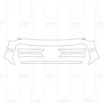 Voorgesneden PPF Ford F-150 SuperCrew Lariat 2026