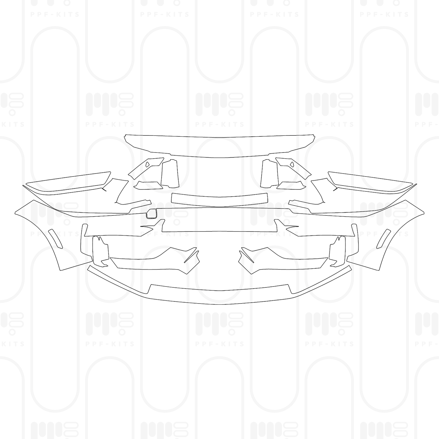 Voorgesneden PPF Ford Mustang Fastback Dark Horse Premium 2026