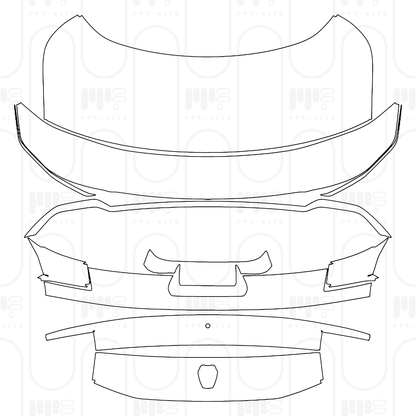 Voorgesneden PPF Ford Mustang Fastback Dark Horse Premium 2026