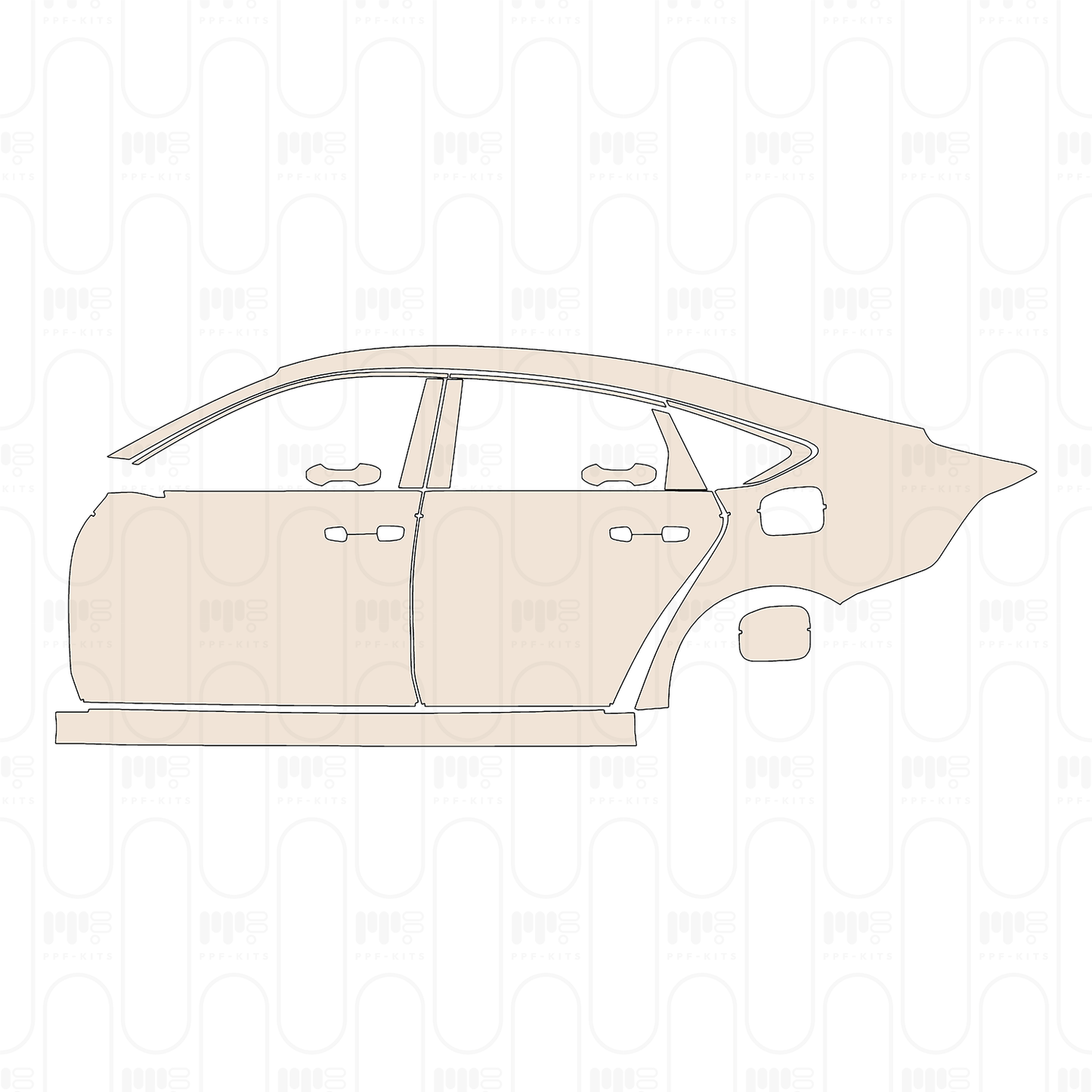 Voorgesneden PPF Honda Accord 2026