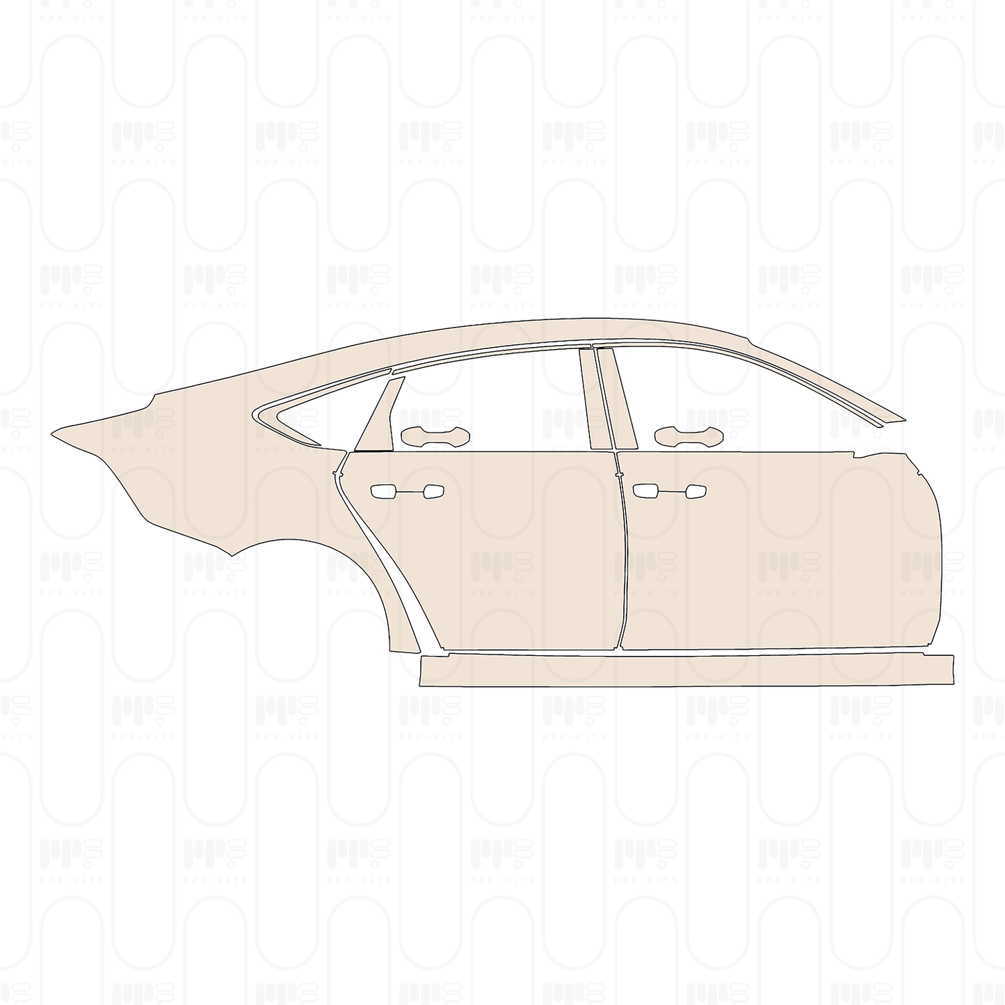 Voorgesneden PPF Honda Accord 2026